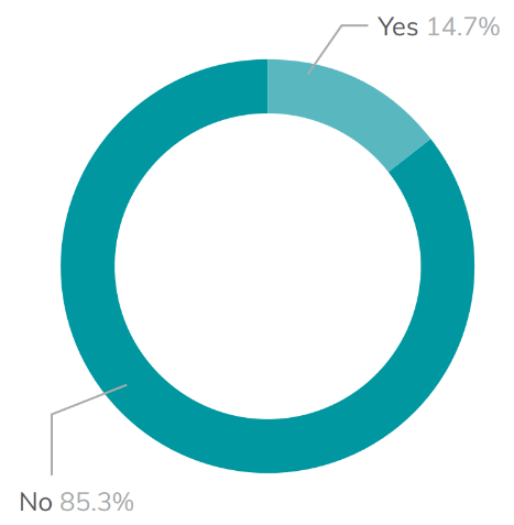 Pie chart showing the percentage of Higher Education learners with learning difficulties or disabilities 