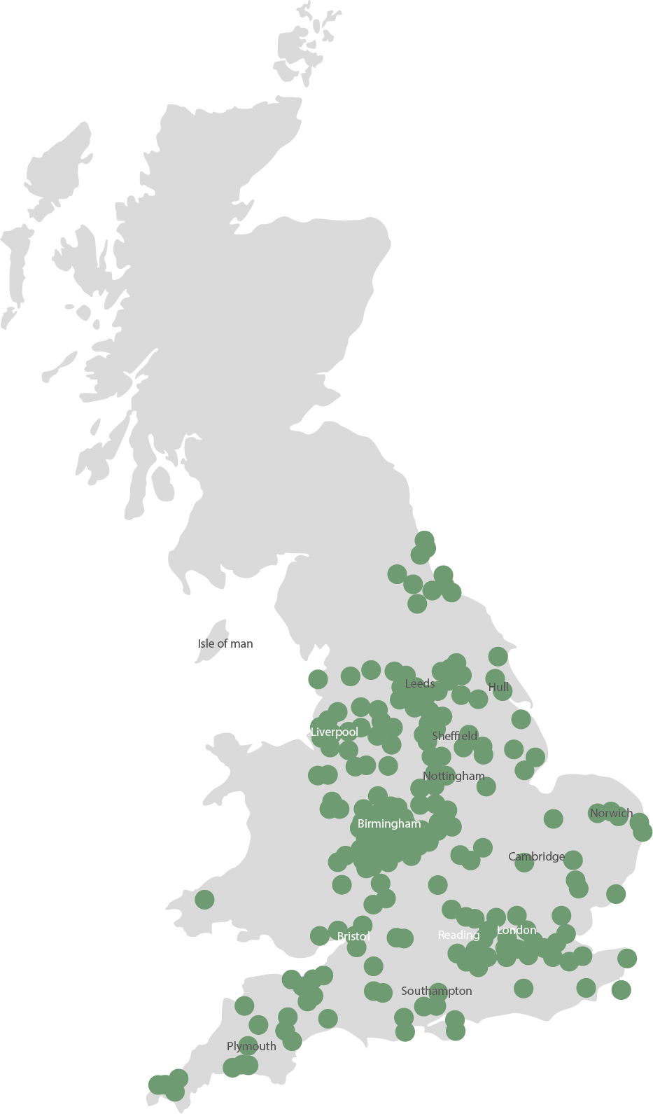 Heatmap showing travel to learn pattern for learners on apprenticeships