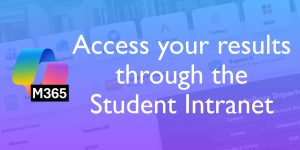 Access your results through the Student Intranet